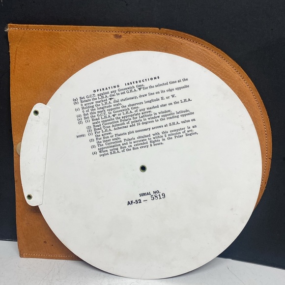 Air Navigation Plotter Type X-1 Circular Flight Computer for Aviation Courses - Picture 8 of 15